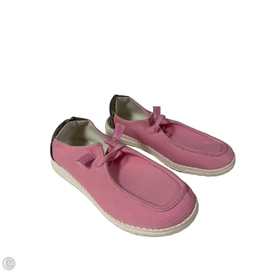 Shoes Flats By Clothes Mentor In Pink, Size: 6