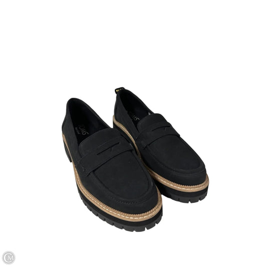 Shoes Flats By Toms In Black, Size: 8