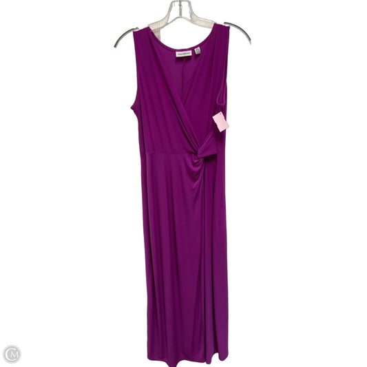 Dress Casual Maxi By Nina Leonard In Purple, Size: S