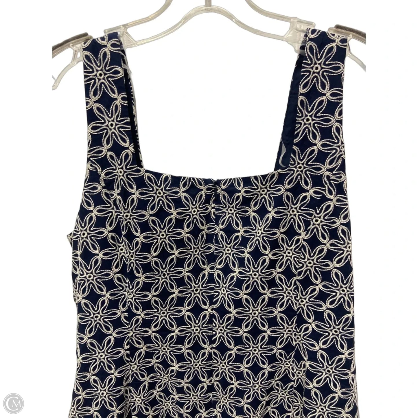 Dress Casual Short By Tyler Boe In Blue & White, Size: L