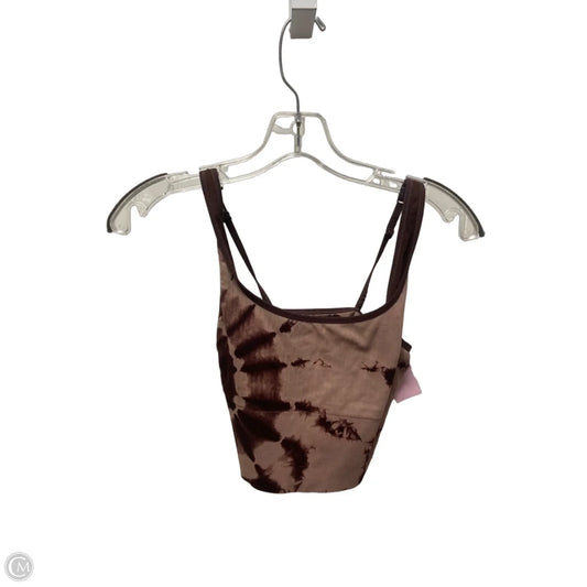 Athletic Bra By Pink In Tie Dye Print, Size: M