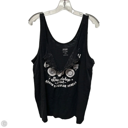 Top Sleeveless Basic By Torrid In Black, Size: 3x
