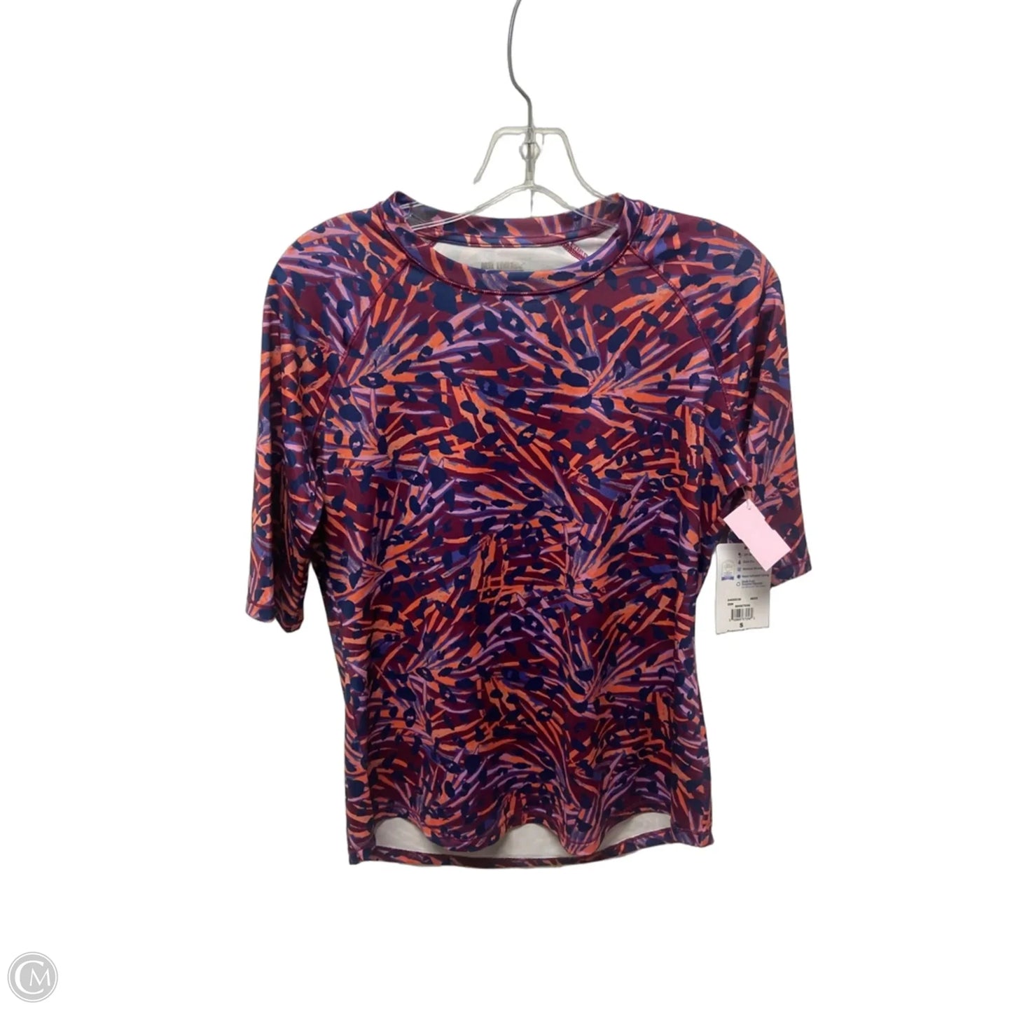 Top Short Sleeve Basic By Reel Legends In Purple, Size: S
