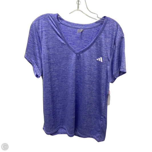 Athletic Top Short Sleeve By Clothes Mentor In Purple, Size: Xl