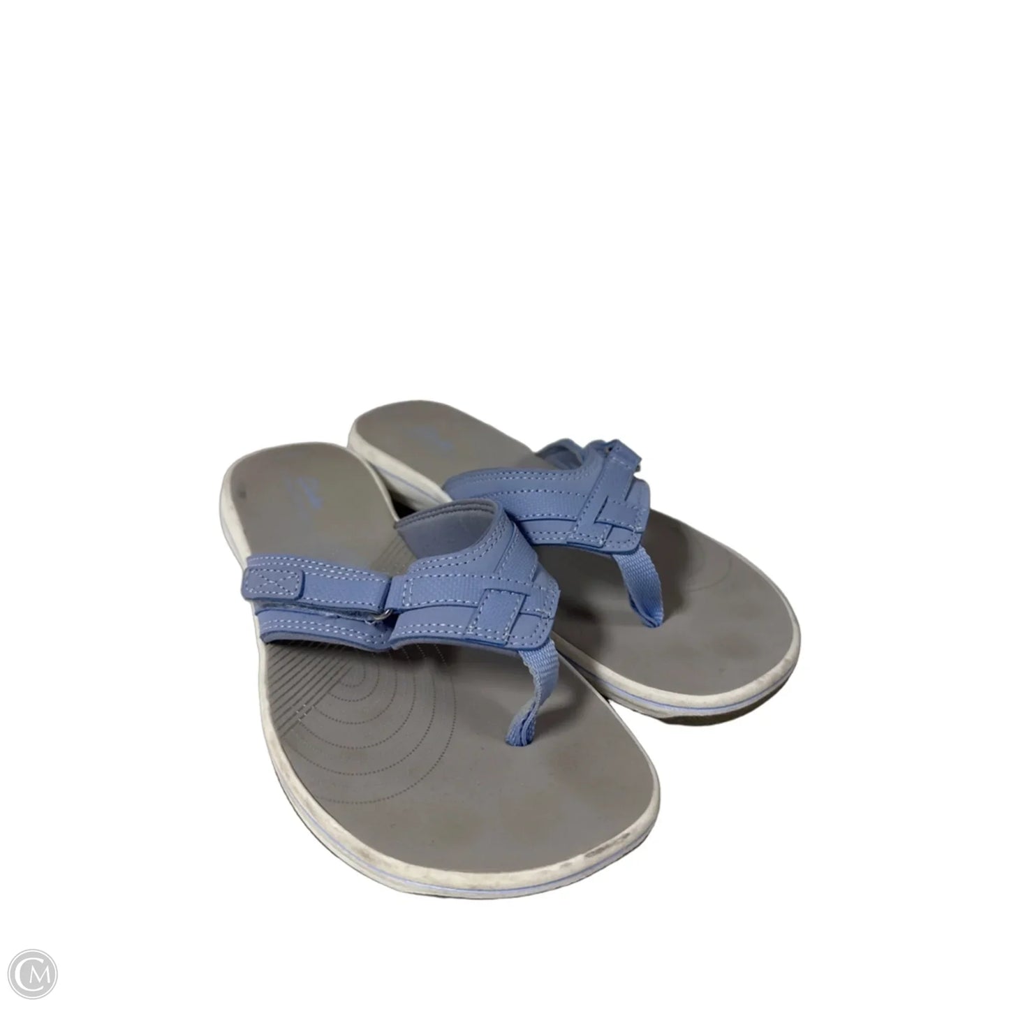 Sandals Flip Flops By Clarks In Blue, Size: 9