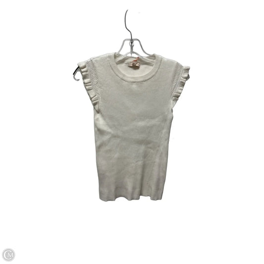 Top Sleeveless By Skies Are Blue In White, Size: S