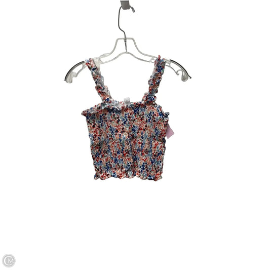Top Sleeveless By Old Navy In Floral Print, Size: Xs