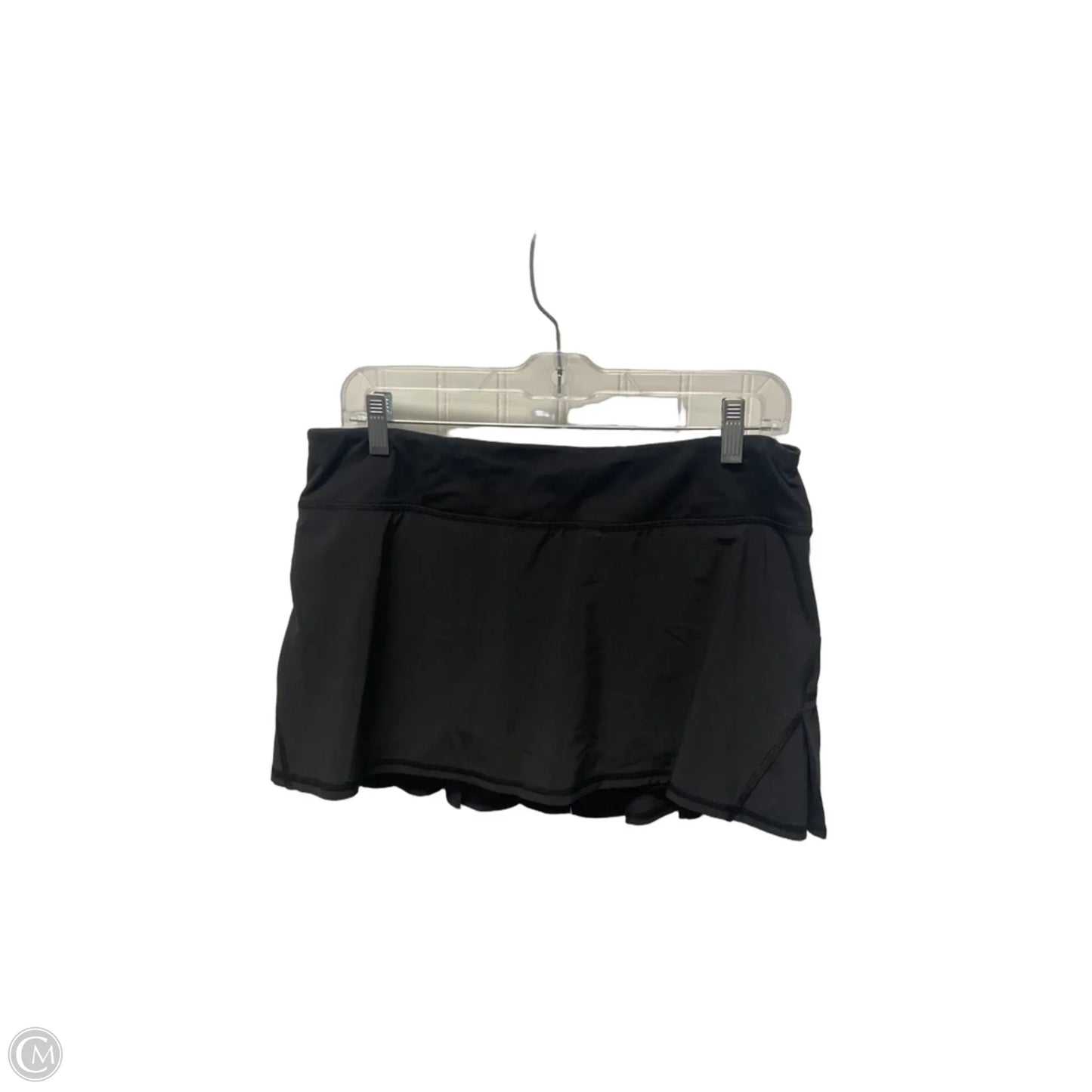 Athletic Skort By Lululemon In Black, Size: M