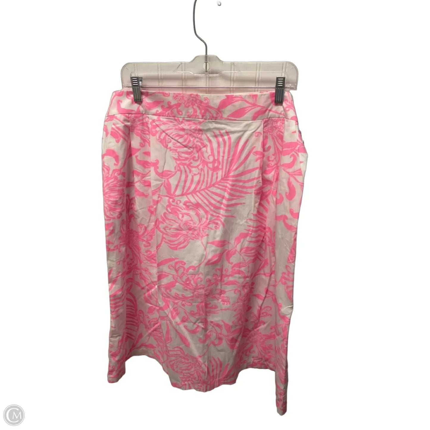 Skirt Designer By Lilly Pulitzer In Pink & White, Size: 16