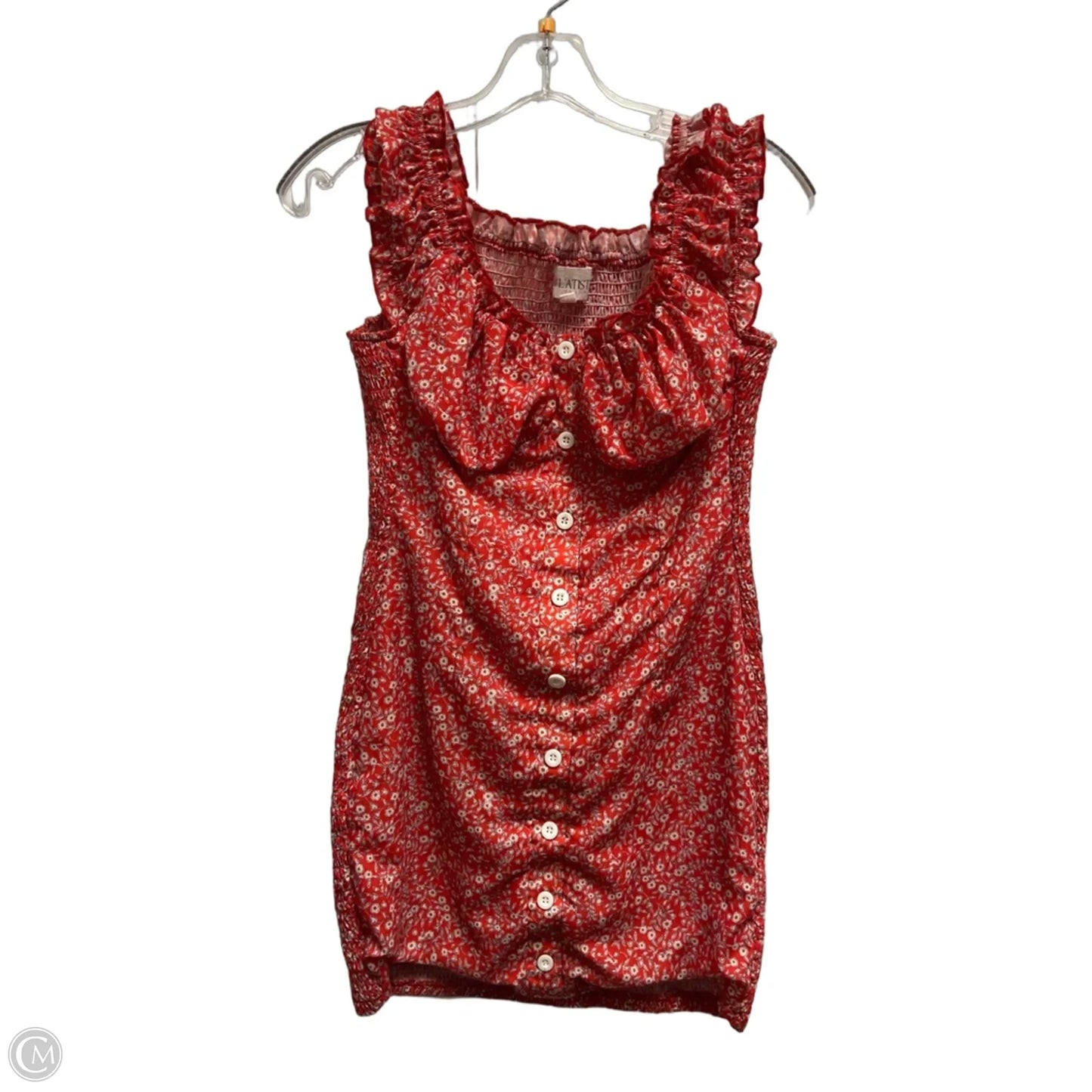 Dress Casual Short By Clothes Mentor In Red, Size: M