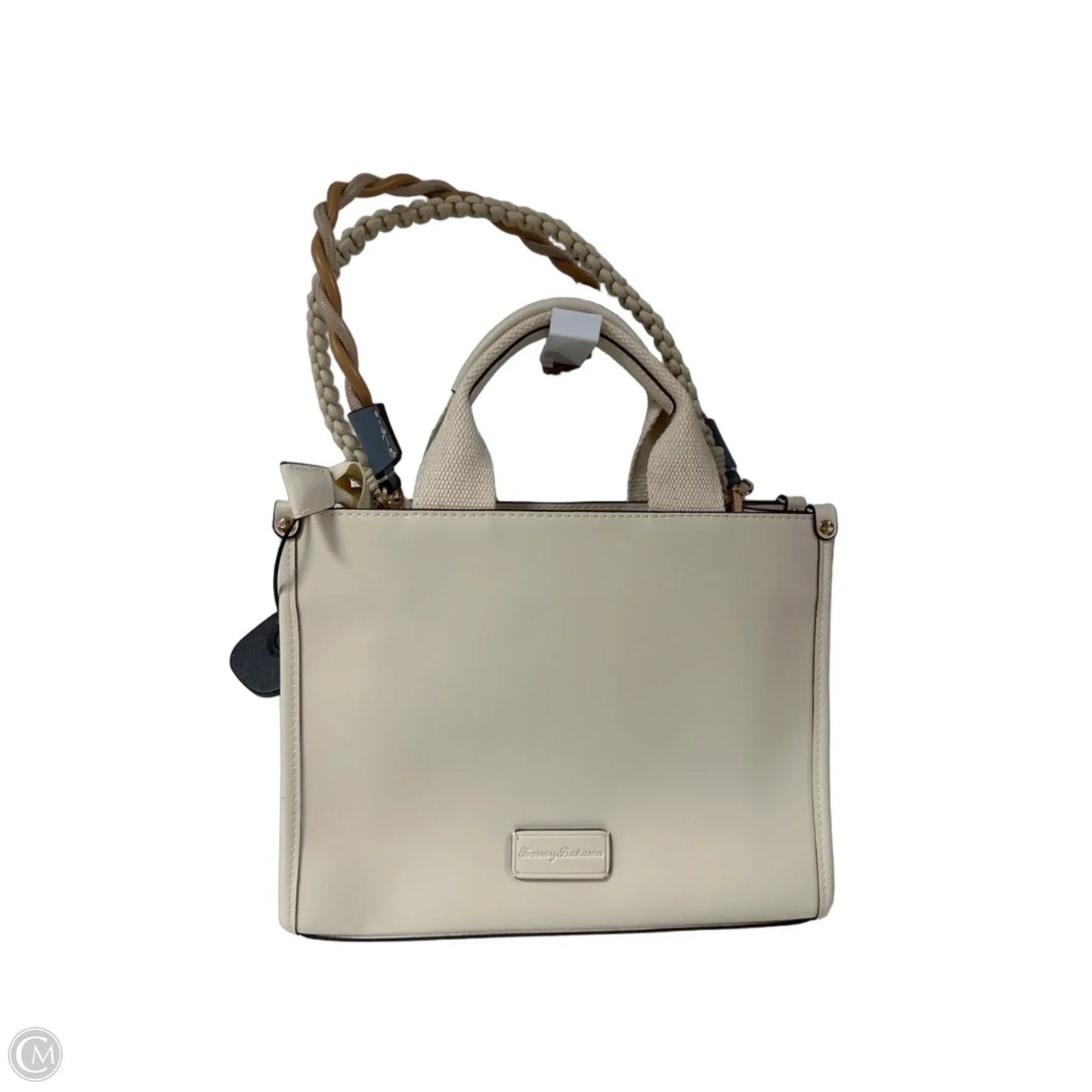 Handbag Leather By Tommy Bahama, Size: Medium