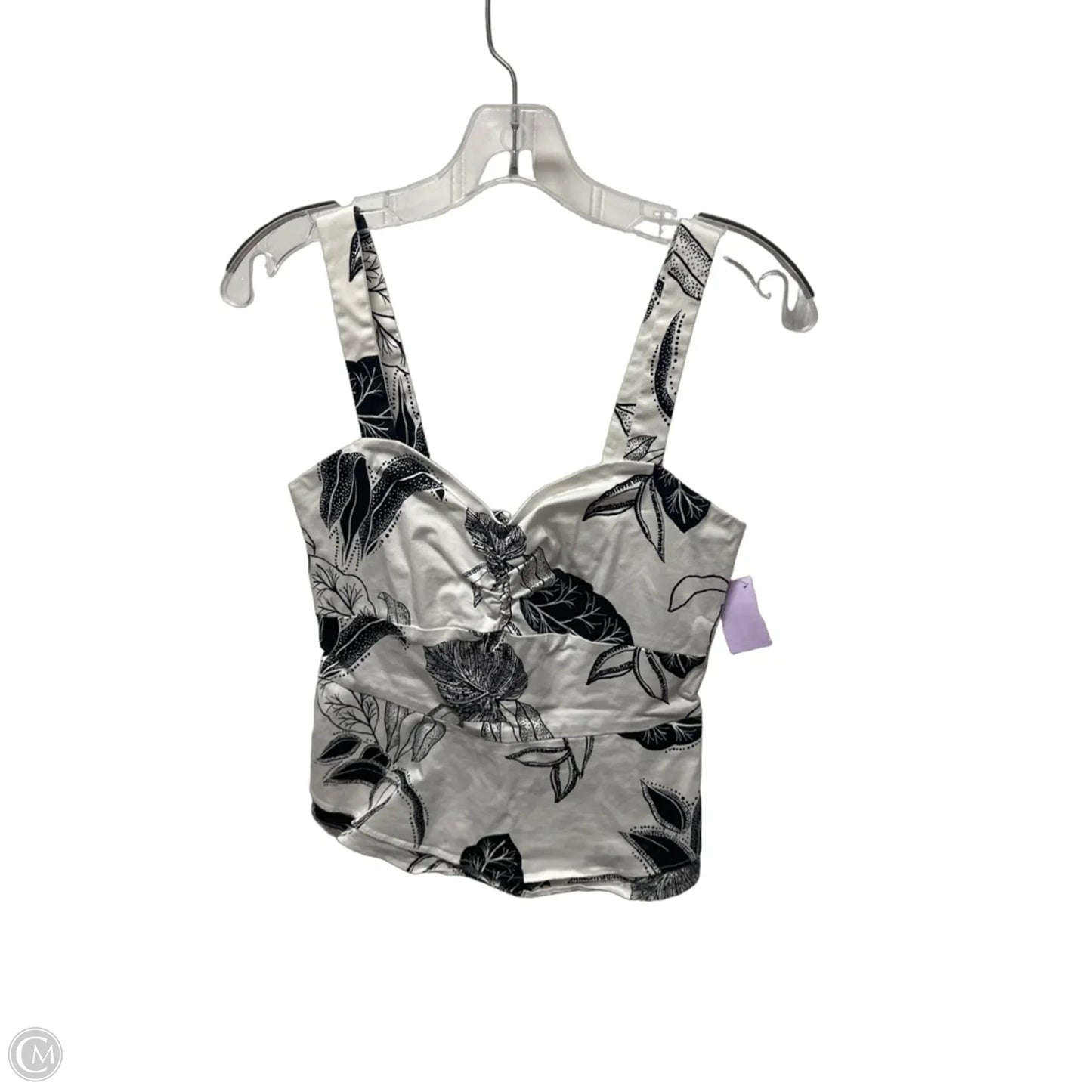 Top Sleeveless By White House Black Market In Black & White, Size: Xs
