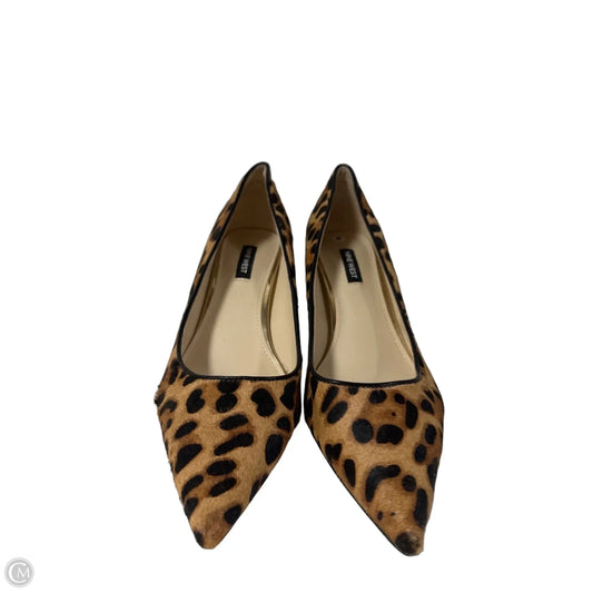Shoes Heels Kitten By Nine West In Animal Print, Size: 9