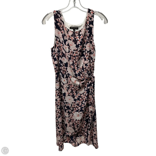 Dress Casual Midi By Banana Republic In Blue & Orange, Size: S