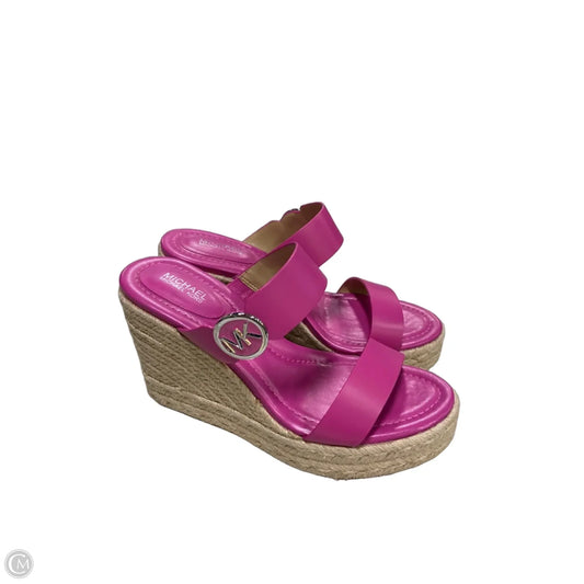 Sandals Designer By Michael Kors In Pink, Size: 6.5