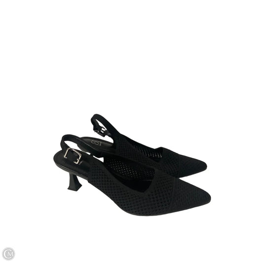 Shoes Heels Kitten By Clothes Mentor In Black, Size: 9