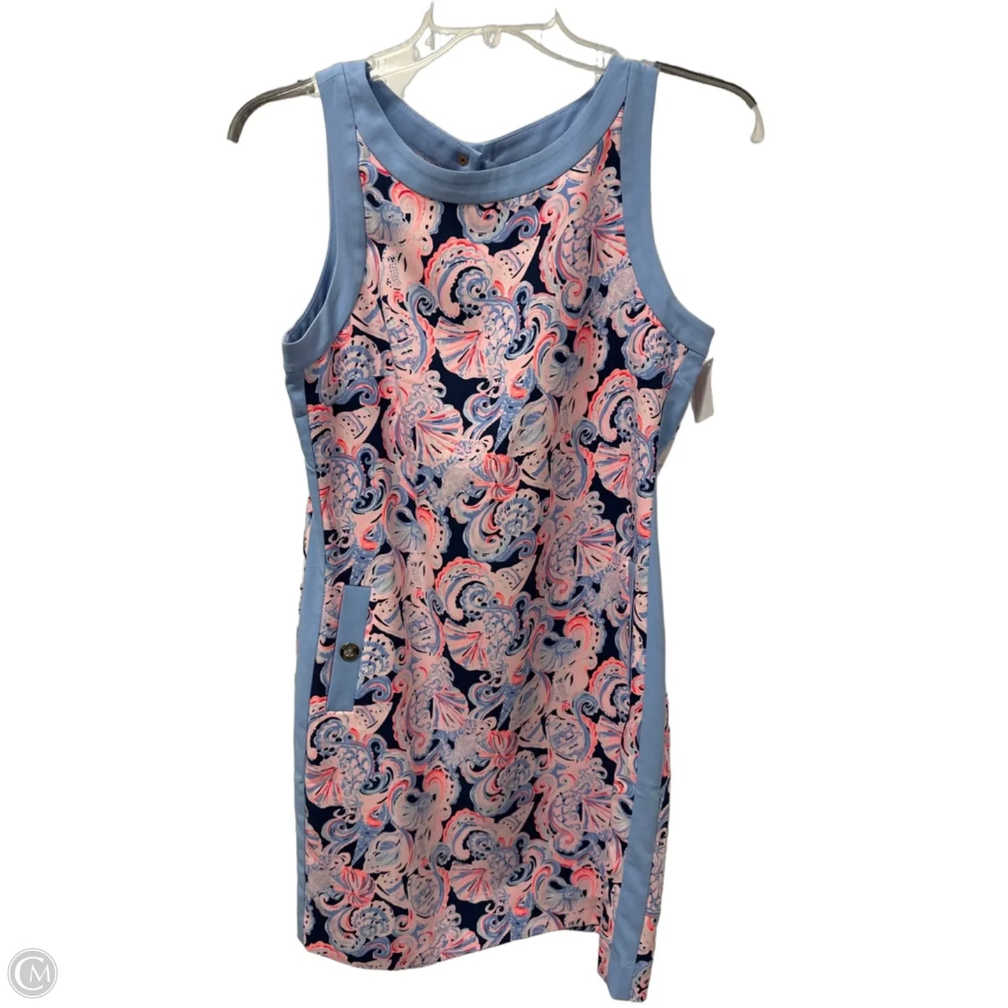 Dress Designer By Lilly Pulitzer In Blue & Pink, Size: M