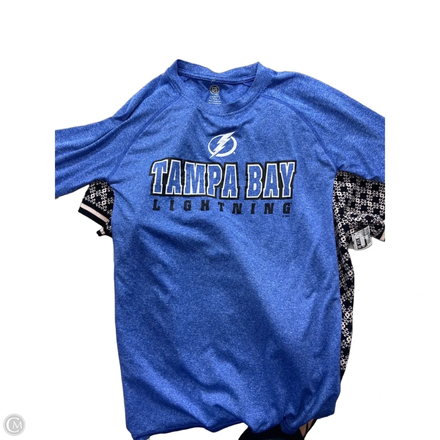 Athletic Top Long Sleeve Crewneck By Nhl In Blue, Size: Sp