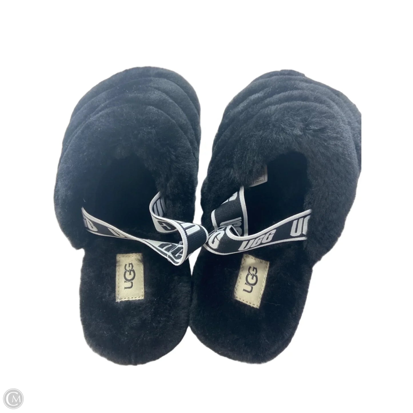 Sandals Designer By Ugg In Black, Size: 6