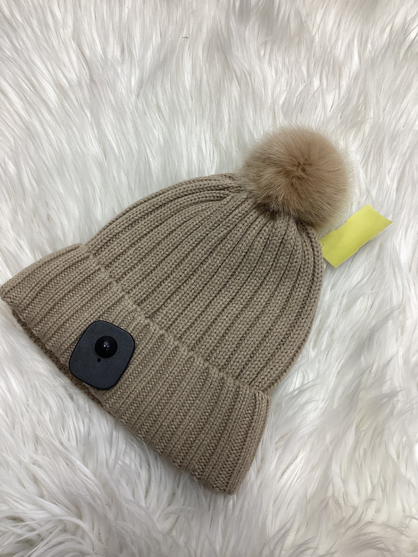 Hat Beanie By Calvin Klein In Tan