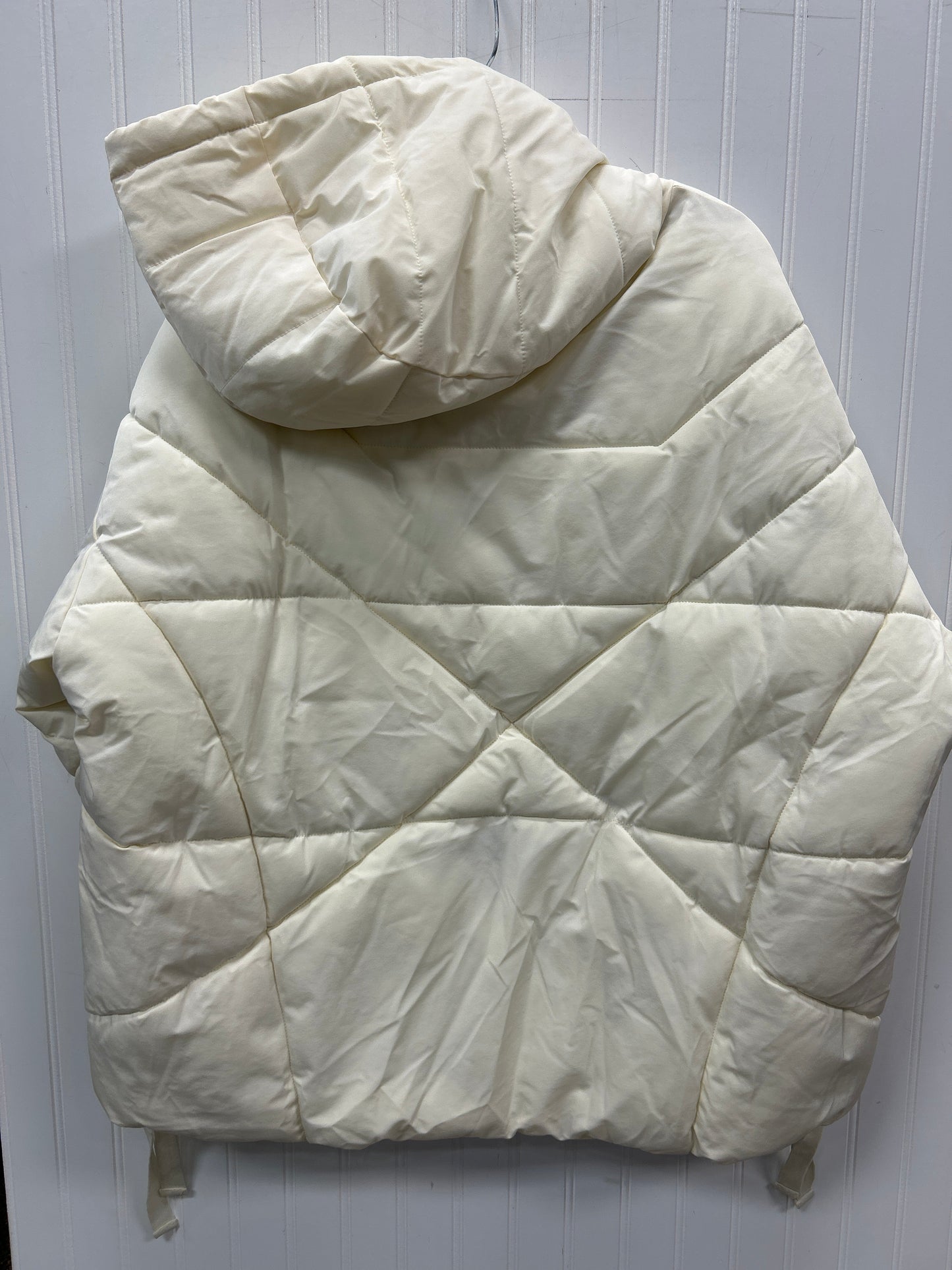 Coat Puffer & Quilted By Clothes Mentor In Cream, Size:Xl