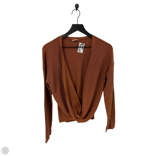 Sweater By Hem & Thread In Brown, Size: L
