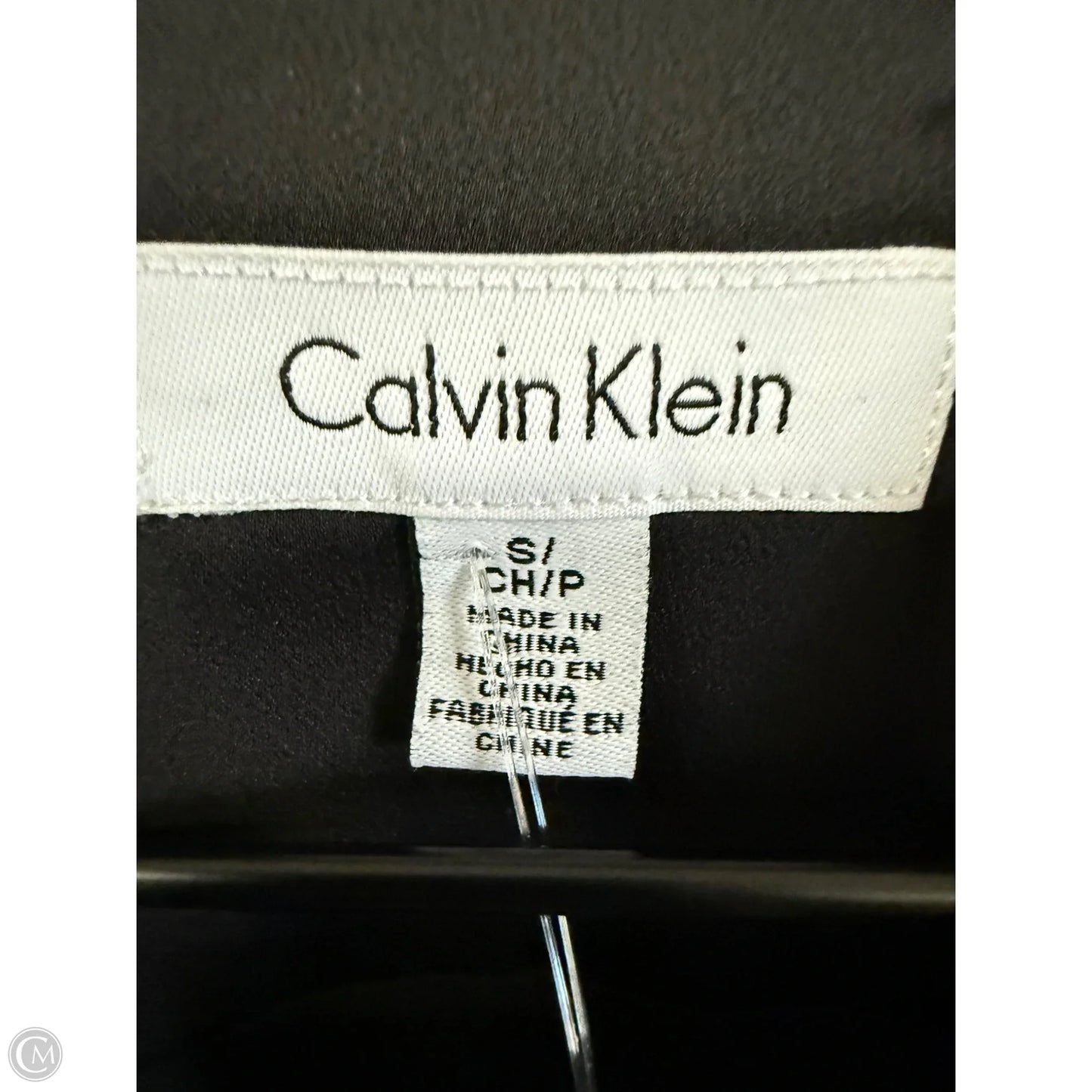 Jacket Other By Calvin Klein In Black, Size: S