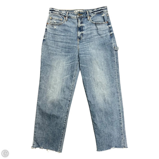 Jeans Straight By Daze Denim In Blue Denim, Size: 8