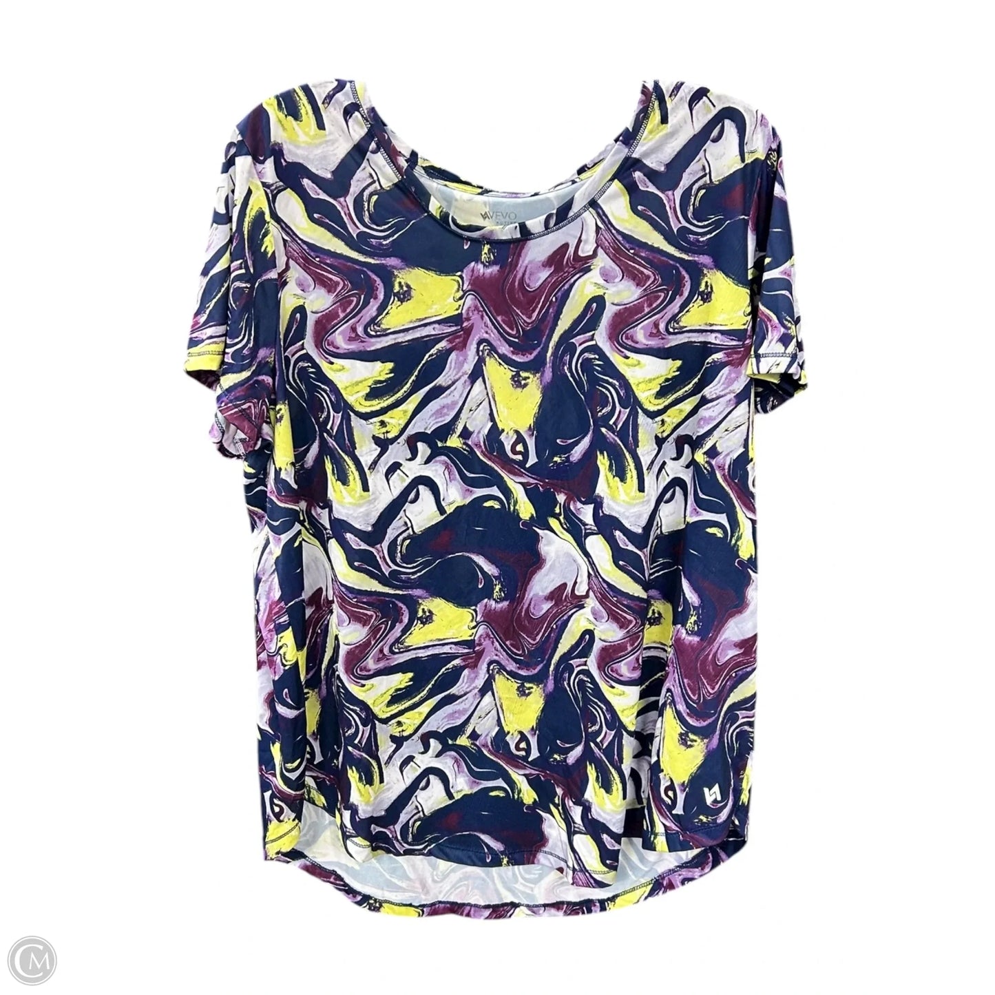 Athletic Top Short Sleeve By Clothes Mentor In Purple, Size: 2x