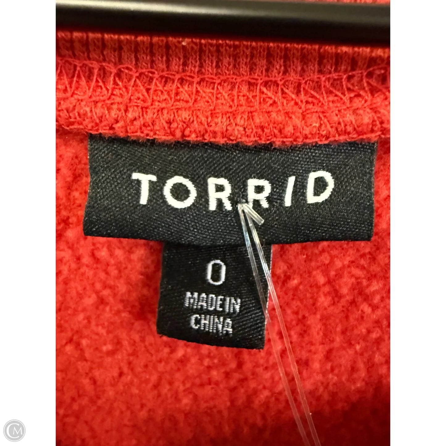 Sweatshirt Crewneck By Torrid In Orange, Size: M