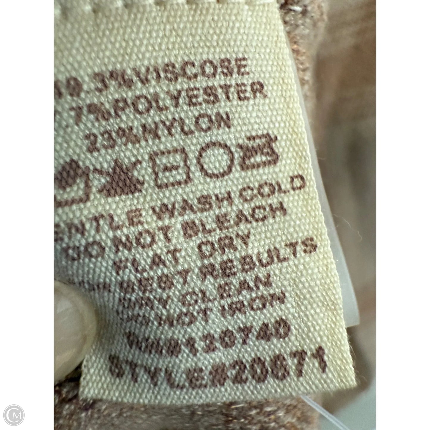 Jacket Shirt By Mystree In Tan, Size: M