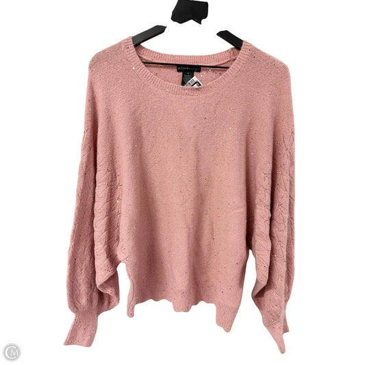 Sweater By Design History In Pink, Size: M