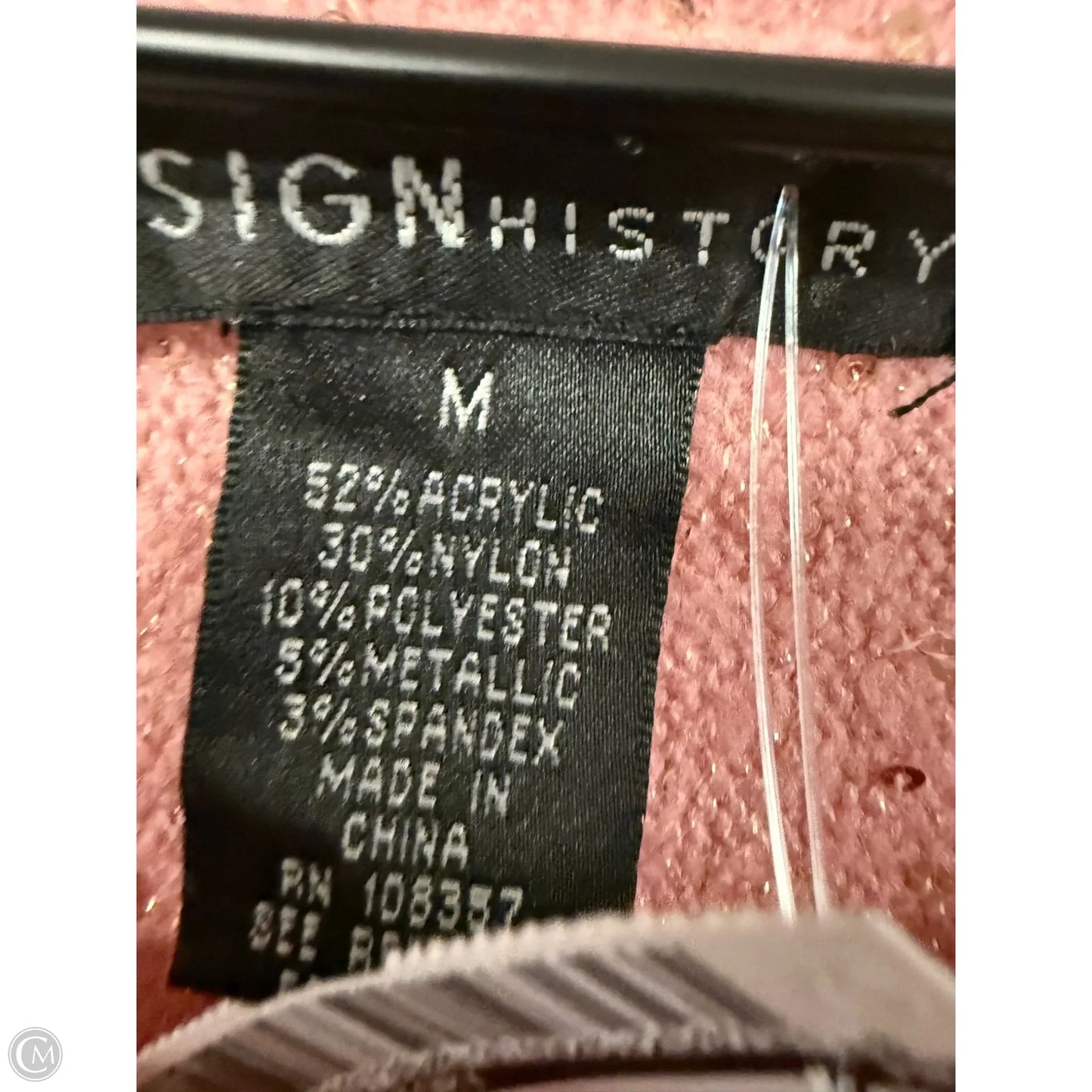 Sweater By Design History In Pink, Size: M