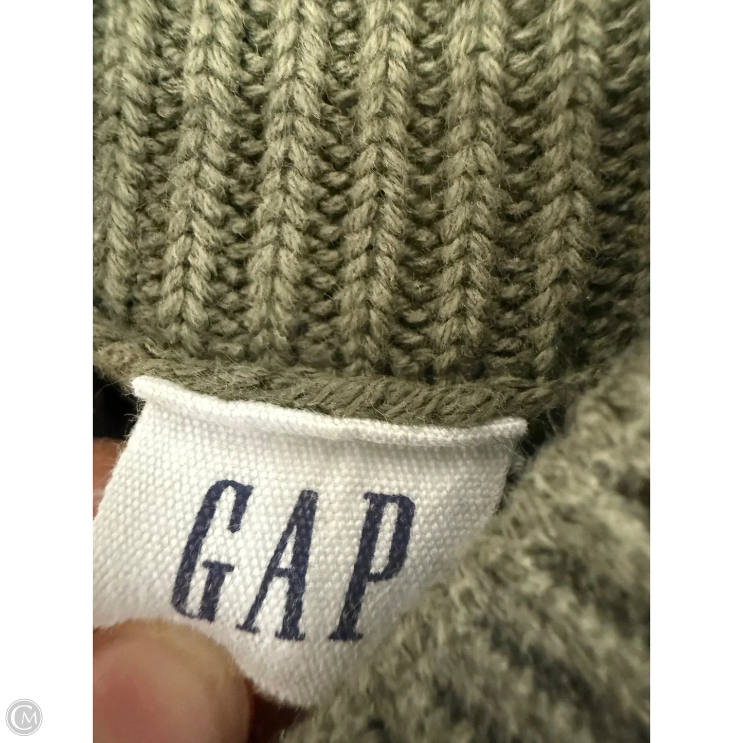 Sweater By Gap In Green, Size: M