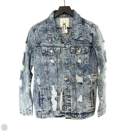 Jacket Denim By Fantastic Fawn In Blue Denim, Size: M