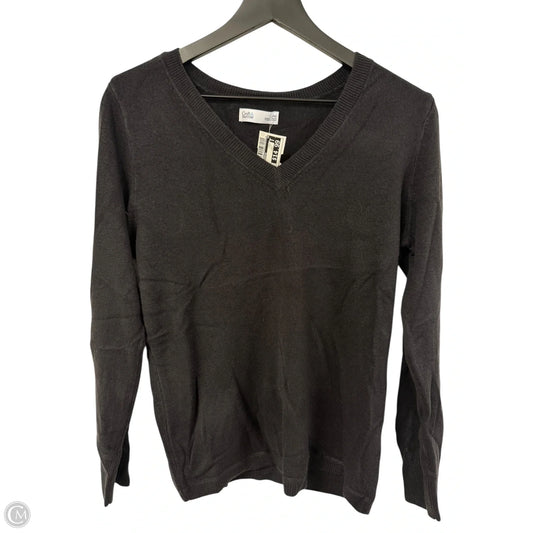 Sweater By Croft And Barrow In Black, Size: Mp