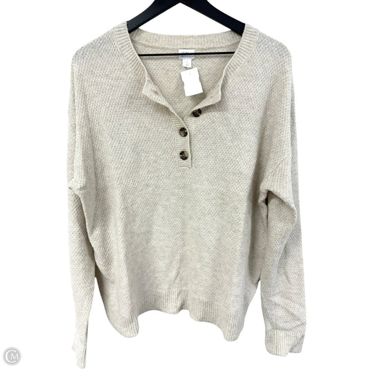 Sweater By Stars Above In Cream, Size: L