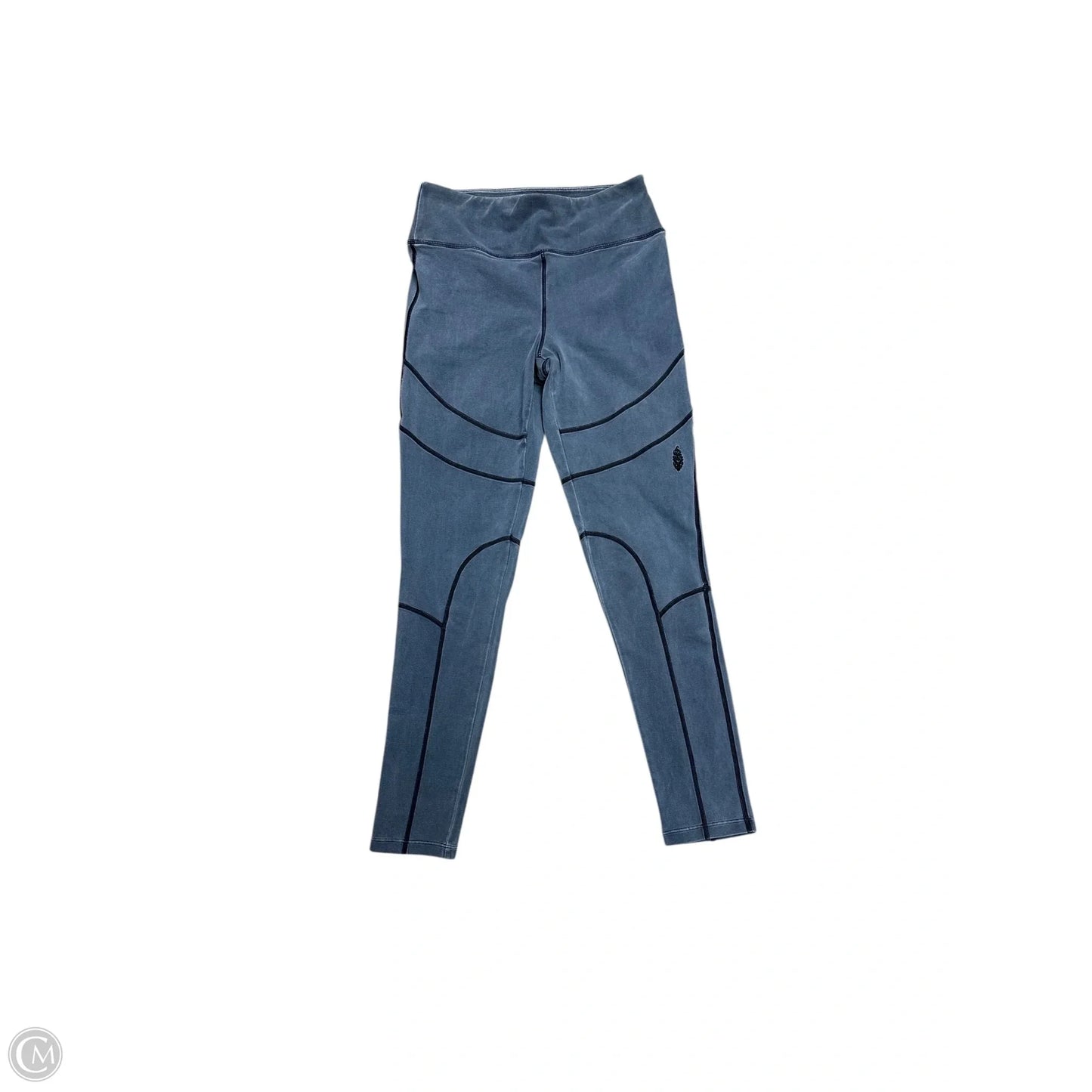 Athletic Leggings By Free People In Blue, Size: M