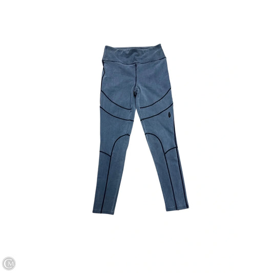 Athletic Leggings By Free People In Blue, Size: M