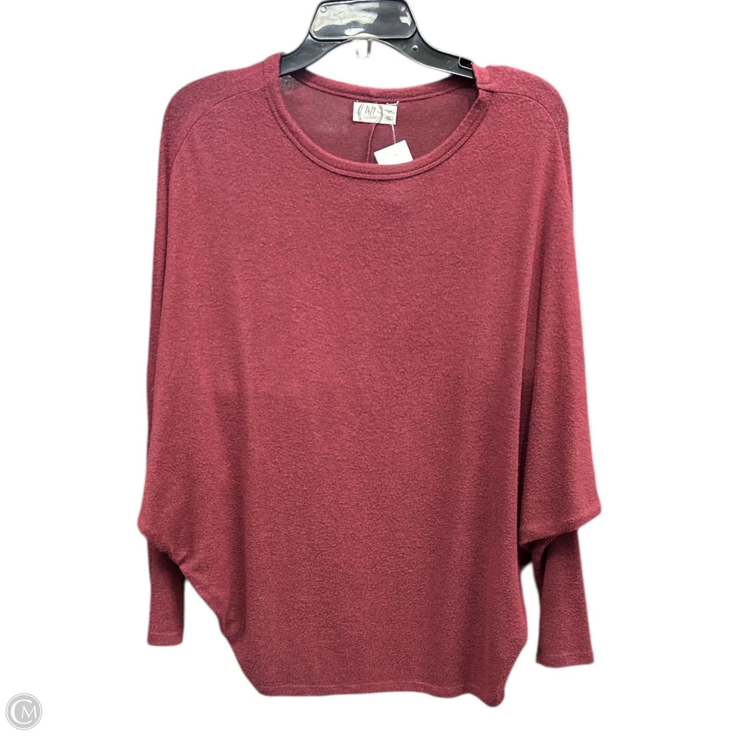 Top Long Sleeve Basic By Maurices In Red, Size: Xs