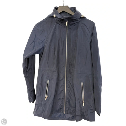Jacket Windbreaker By Calvin Klein Performance In Blue, Size: S