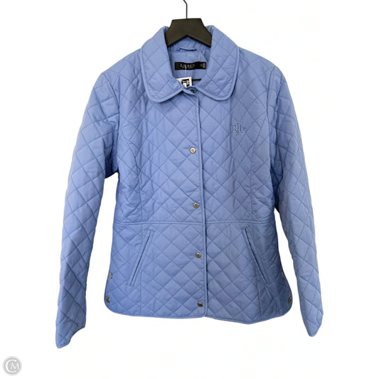 Jacket Puffer & Quilted By Lauren By Ralph Lauren In Purple, Size: S
