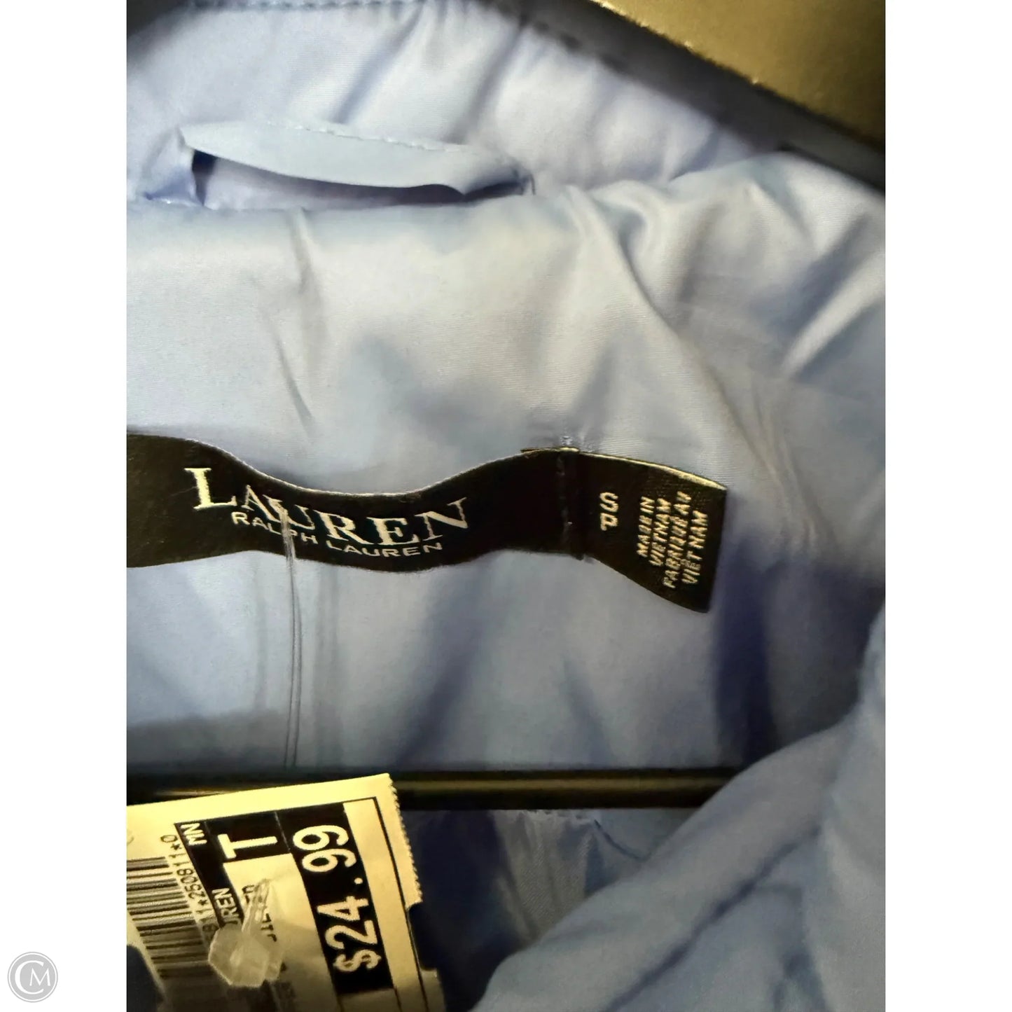 Jacket Puffer & Quilted By Lauren By Ralph Lauren In Purple, Size: S