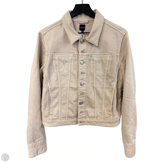 Jacket Denim By Jag In Tan Denim, Size: M