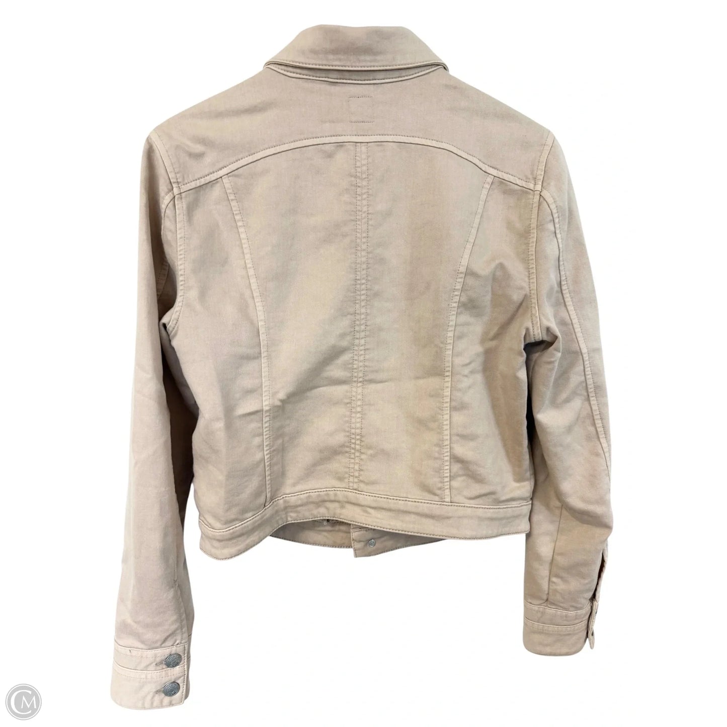 Jacket Denim By Jag In Tan Denim, Size: M