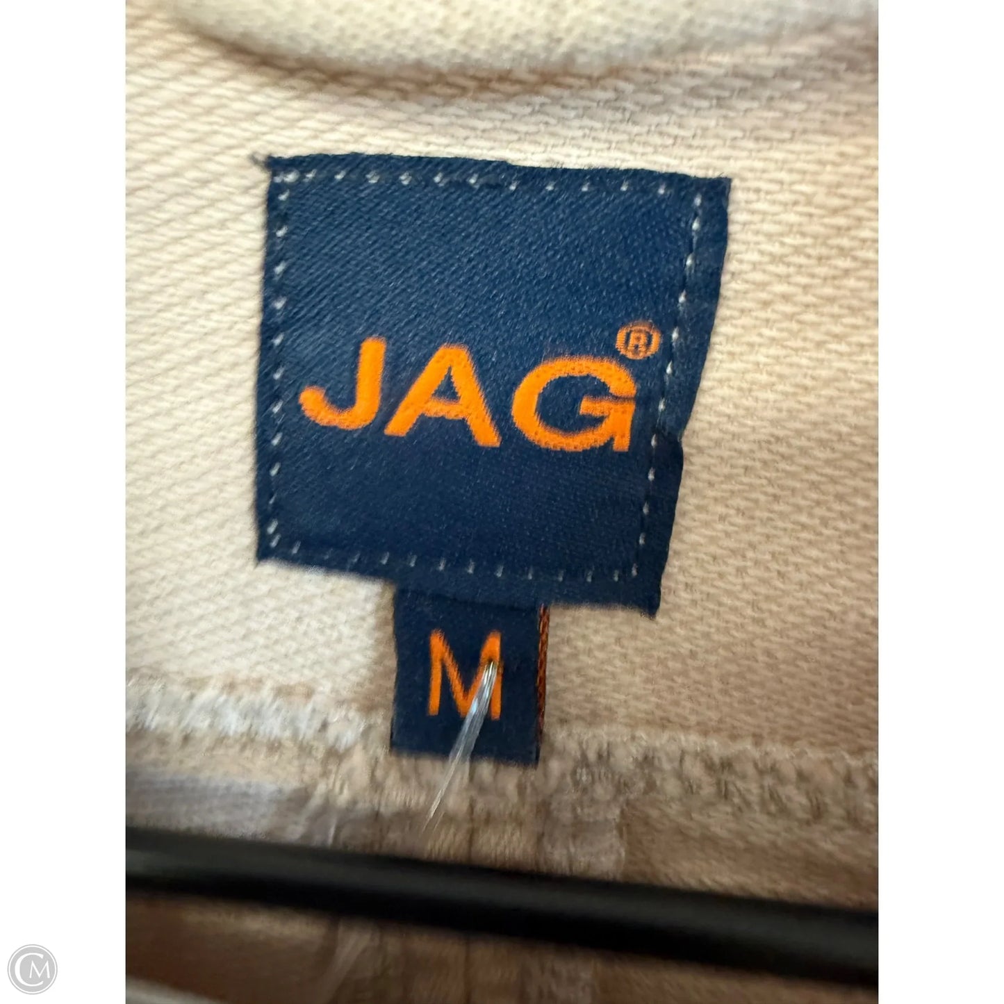 Jacket Denim By Jag In Tan Denim, Size: M