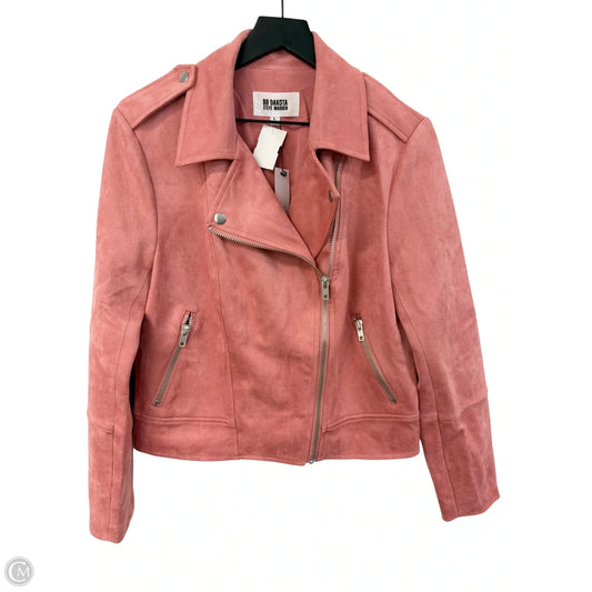 Jacket Moto By Bb Dakota In Pink, Size: L