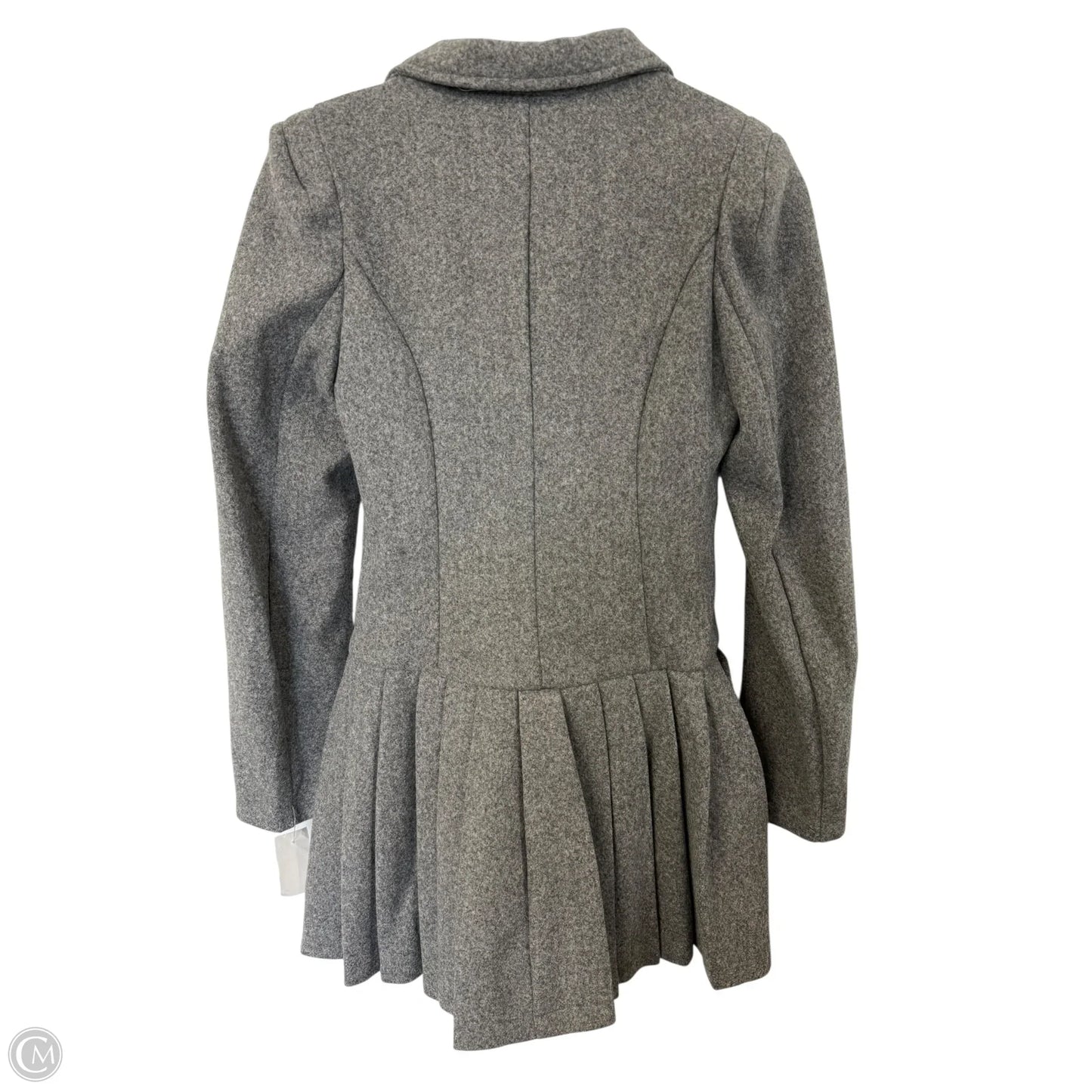 Coat Peacoat By Shein In Grey, Size: Xs
