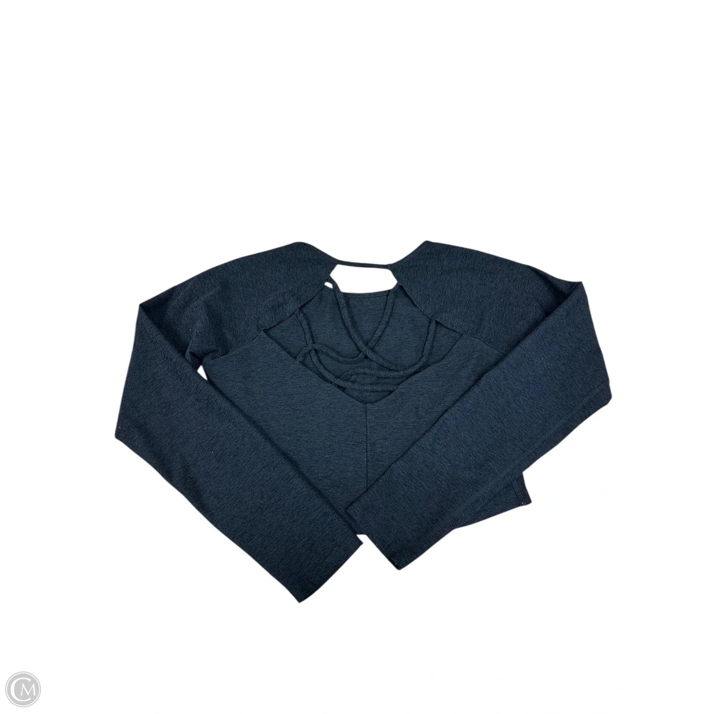 Athletic Top Long Sleeve Crewneck By Beyond Yoga In Black, Size: L