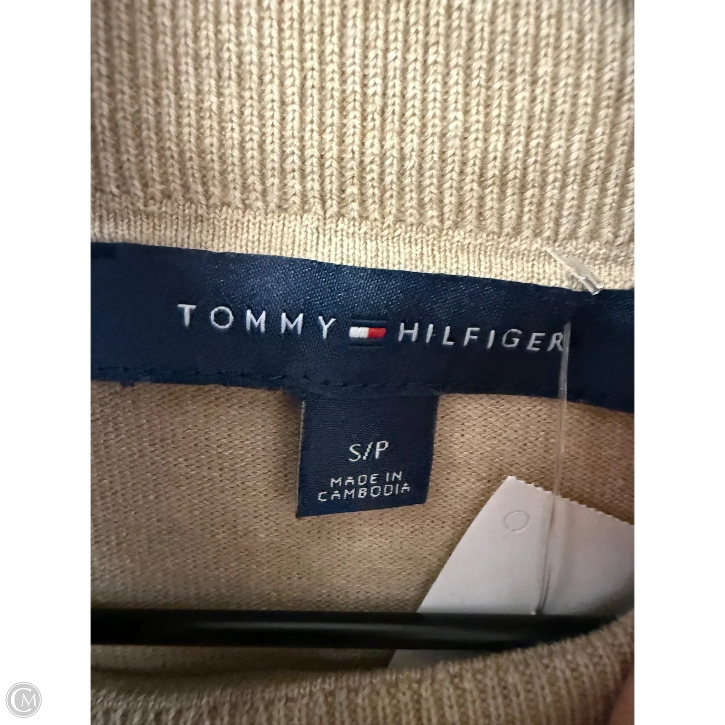 Sweater By Tommy Hilfiger In Beige, Size: S